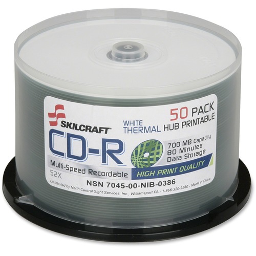 SPINDLE,DISC,CD-R,52X,700MB