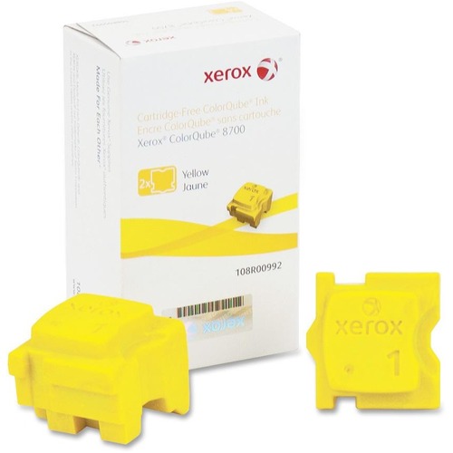 Xerox 108R00992 Yellow OEM ColorQube Ink (2/Box)