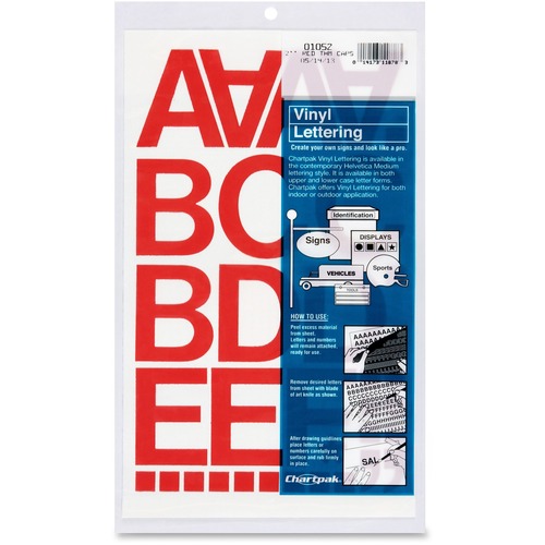 LETTER,NUMBERS,VNYL,2"RD