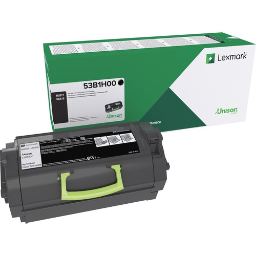 Lexmark 53B1H00 Black OEM High Yield Toner Cartridge