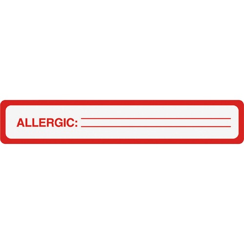 LABEL,ALLERGIC,2X1