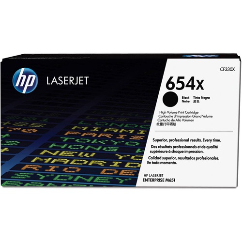Hewlett-Packard  Toner Cartridge, HP654X, 20,500 Page Yield, Black