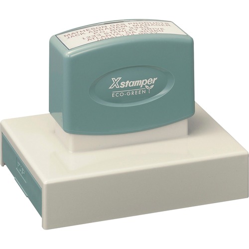 Shachihata Inc  Stamp,Custom Made, Pre-inked, Impression 2-9/16x3-15/16"