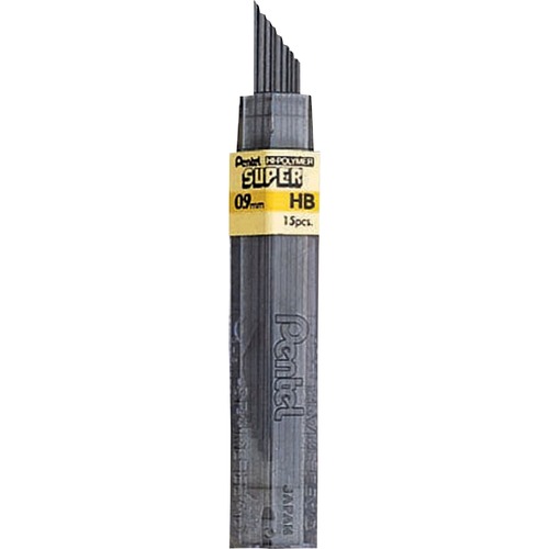 LEAD,0.9MM,HB/BLACK,15CT