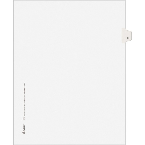 DIVIDERS,INDEX,SIDETAB,6