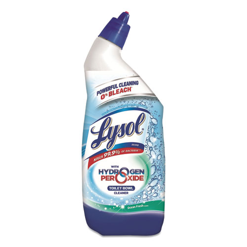 TOILET BOWL CLEANER WITH HYDROGEN PEROXIDE, COOL SPRING BREEZE, 24 OZ