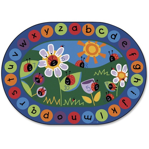 RUG,LADYBUG,8'3"X11'8",OVAL