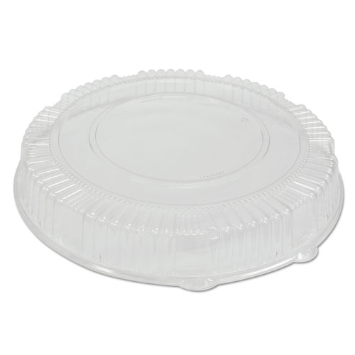 CATERLINE DOME LIDS, PLASTIC, 16" DIAMETER, 2 3/4" HIGH, CLEAR, 25/CARTON