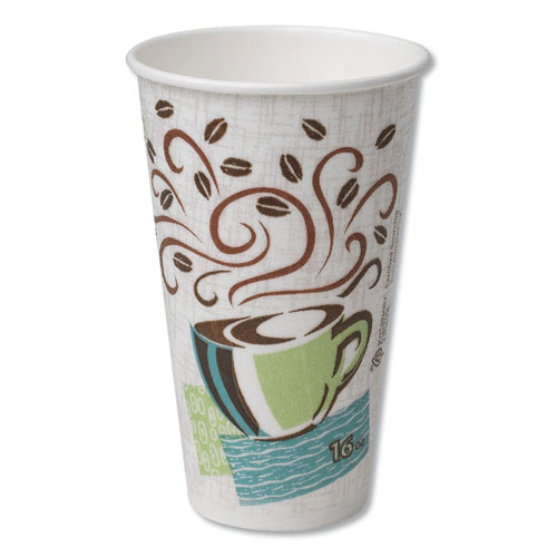 Hot Cups, Paper, 16oz, Coffee Dreams Design, 500/carton