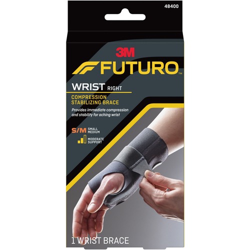 SUPPORT,WRIST,BLACK,RH,S/M