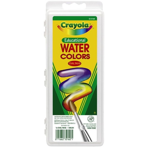 WATERCOLORS,16 AST,OVAL