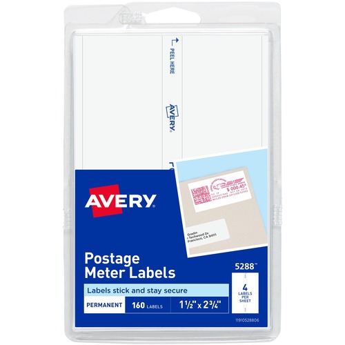 LABEL,POSTAGE METER,WE,160