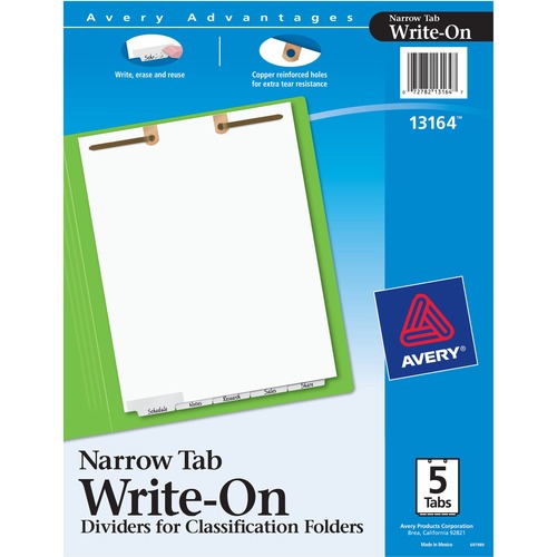 DIVIDER,WO,BTM,5TAB,WH
