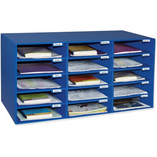 MAILBOX,15-SLOT,BLUE