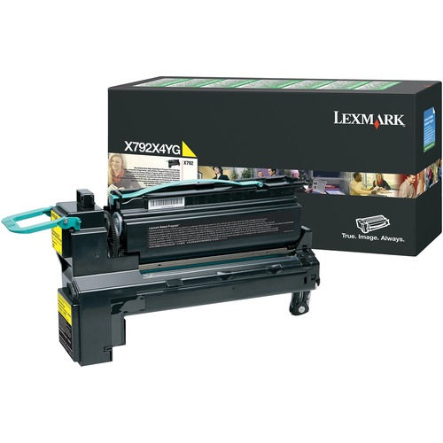 X792X4YG (X792) RETURN PROGRAM EXTRA HIGH-YIELD TONER, 20000 PAGE-YIELD, YELLOW
