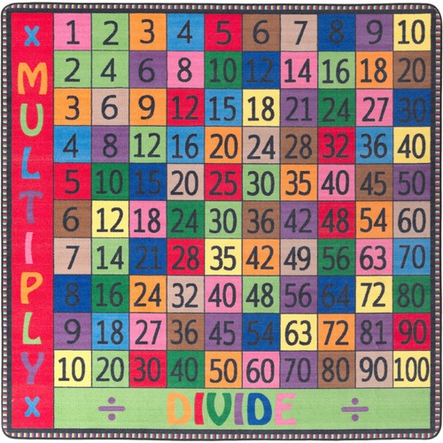 RUG,MULTPLCTN/DIVIDE,4'X4'