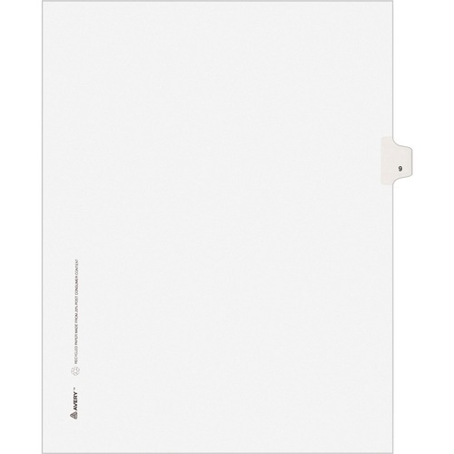 DIVIDERS,INDEX,SIDETAB,9