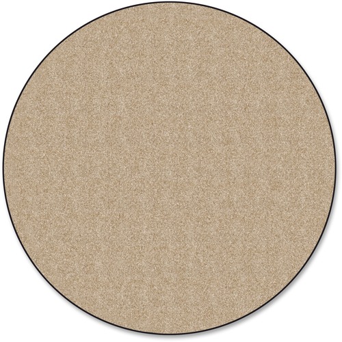 RUG,SOLID,ROUND,6',ALMOND