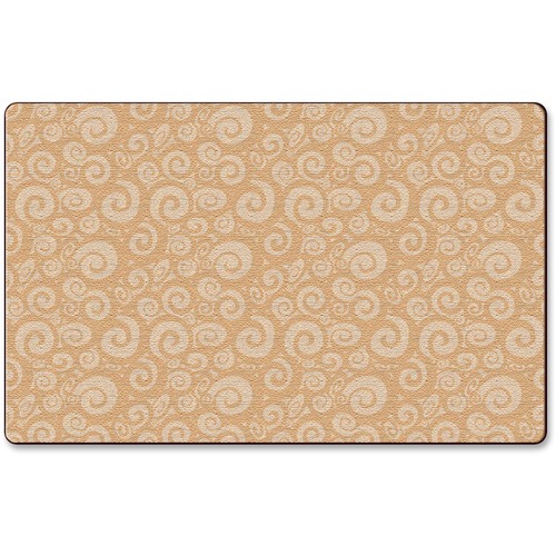 RUG,SWIRL,6'X8'4",ALMOND