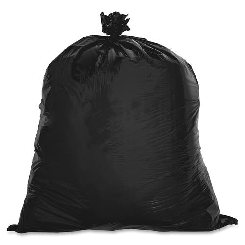 Genuine Joe  Can Liners, 16 Gal, 0.6 mil, 24"x31", 500/CT, BK