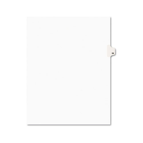 INDEX,SD,LTR,WHT,58,25/PK