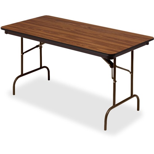 Iceberg  Wood Folding Table, 30"x60", Oak
