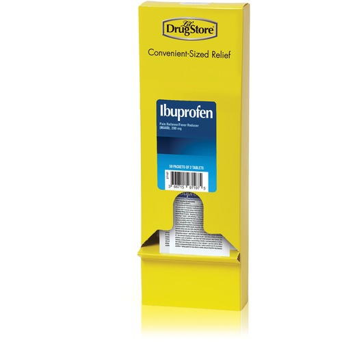 Ibuprofen, 200 Mg, Refill Pack, Two Tablets/packet, 50 Packets/box