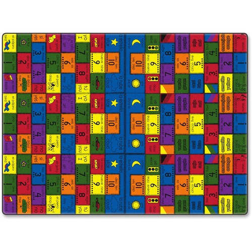 RUG,BILINGUAL,6'X6',SQUARE