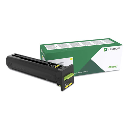 Lexmark 82K0XYG (TAA Compliant Version of 82K1XY0) Yellow OEM Extra High Yield Toner Cartridge