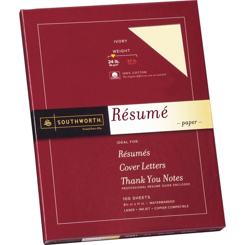 PAPER,RESUME,100%CTN,24#,IY