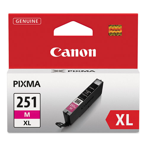 Canon 6450B001 (CLI-251XL) Magenta OEM Inkjet Cartridge