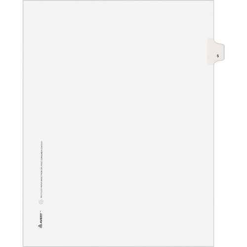 DIVIDERS,INDEX,SIDETAB,5