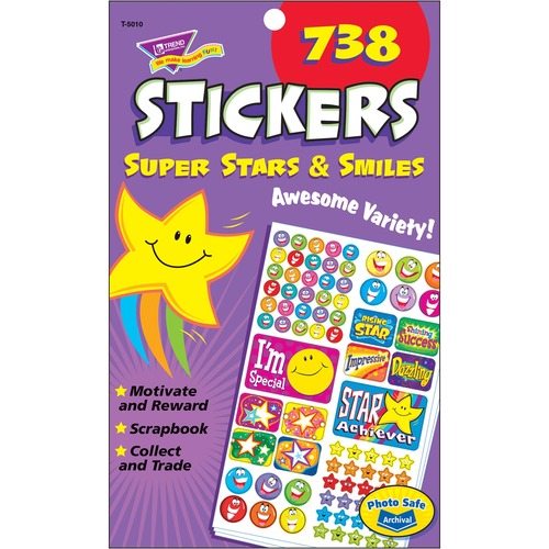 PAD,STICKER,SUPR STAR SMILE