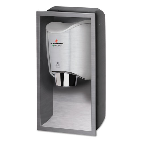 SMARTDRI HAND DRYER RECESS KIT, 15L X 4W X 25H, STAINLESS STEEL