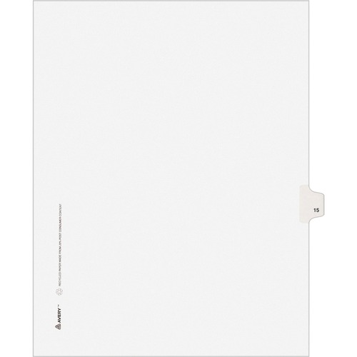 DIVIDERS,INDEX,SIDETAB,15