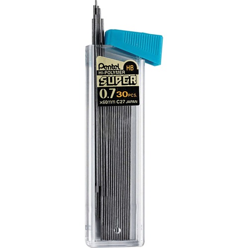 LEAD,0.7MM,HB/BLACK,30CT